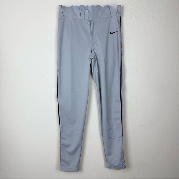 Nike‎ Gray Baseball Pants Men’s Size S Belt Loops Tapered Stretch Dri-FIT - Picture 3 of 12